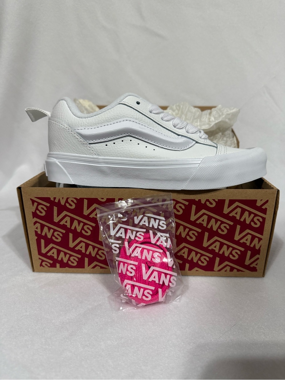 Vans Knu Skool Sonic White Leather